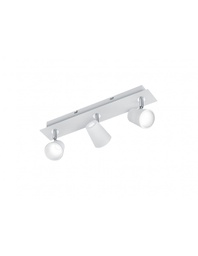 [TRIO873110331] Plafoniera 3 Spot Led Orientabili Narcos Bianco Trio Lighting