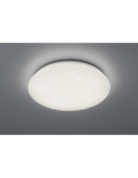 [TRIOR62603000] Plafoniera Led IP44 Dimmerabile Potz Bianco Glitter Ø50 cm Trio Lighting