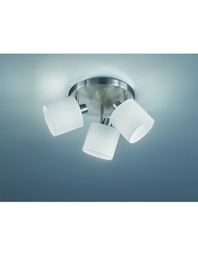 [TRIOR80333901] Plafoniera Tommy 3xE14 Spot Nichel Ø25 cm Trio Lighting