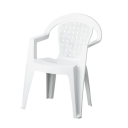 [1918562] Poltrona da giardino in resina bianco Norma Dimaplast