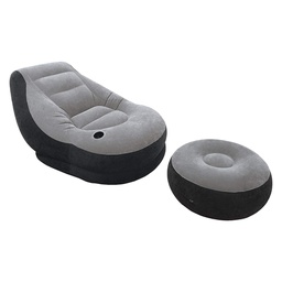[DFL6137140] Poltroncina Airbed 'Lounge' Con Pouff Cm 99 X 130 X 76