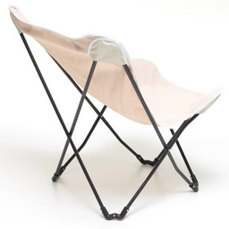[1996671] Poltroncina Relax in Ferro Tubolare Breeze Tortora