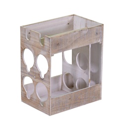 [V5959830000] Portabottiglie legno 6 posti cm 30x20h34