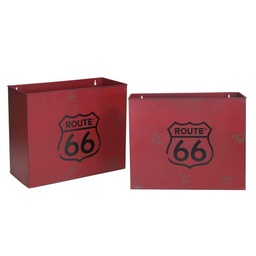 [V6442200000] Portariviste metallo bristol rosso 1-2 cm 34