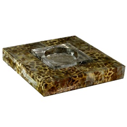 [V4305830000] Posacenere maculato quadro cm25x25h4