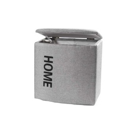[GIC777189] Puof contenitore portabiancheria ceste grigio portatutto