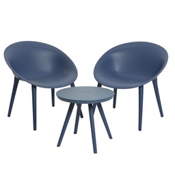 [19912160] Salotto Marbella 3 pezzi blu