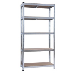 [1941173] Scaffale in acciaio galvanizzato 5 ripiani 90x40x180 montaggio a innesto