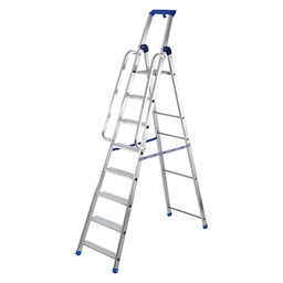 [DFL103330] Scala Professionale Doppia Con Maniglioni 8 Gr. - Aperta Cm 244/Chiusa Cm 265