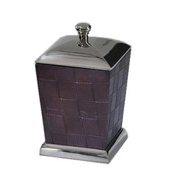 [V7009640000] Scatola alux piccola rett cm 17x12h12 ecopelle e alluminio