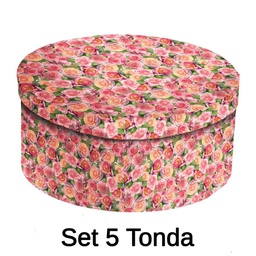 [V1212740000] Scatola cartone 1-5  roselline tonda ø40,5h17,8