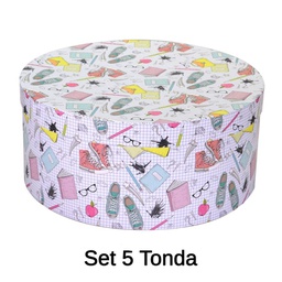 [V1217280000] Scatola cartone 1-5 school tondo cmø40,5h17,8