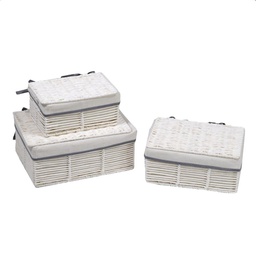 [V1214480000] Scatola paper hilary 1-3 bianco cm 38x27h17
