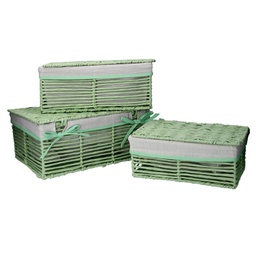 [V1225720000] Scatola paper hilary 1-3 verde chiaro cm38x27h17