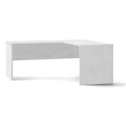 [ADB6301OSDK] Scrivania angolo a destra moderna Bianco Ossido 180x169x h76 cm