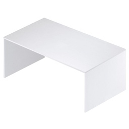 [A729BFBFK] Scrivania grande in legno Bianco Cenere 150x73x h73 cm
