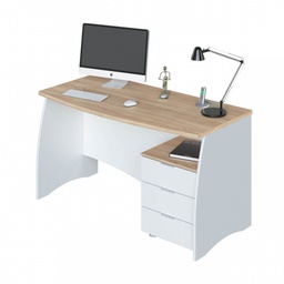 [CAP25359] Scrivania ufficio camera con cassettiera cm 136 x 67 x 74 h
