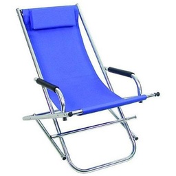 [19915519] Sdraio in alluminio blu