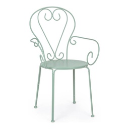 [20041129] Sedia con braccioli classica Etienne Frosty da esterno