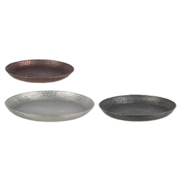 [B0183682] Set 3 vassoio alluminio Graceful