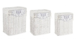 [B0402346] Set3 P.Biancheria Kis Grigio