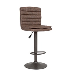 [B0733353] Sgabello bar vintage ecopelle marrone Connor cm 41 x 50 x 94,5