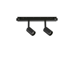 [8021696286334] Sistema Lineare EGO Track Double 05W 3000K DALI BK - L 190 x H 95 x P 25 mm