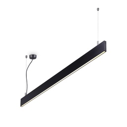 [8021696241975] Sistema Lineare LINUS SP 3000K BK - L1200xH345-1595xP20mm