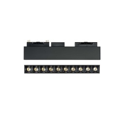 [8021696223001] Sistema Lineare nero L 305 x H 71 x P 35 mm