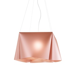 [WANDA/S3/60/COP] Sospensione 3 Luci Copper in Metallo Cromato Cm. 59 x 31h
