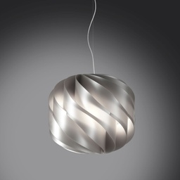 [GL/S/72/SVR] Sospensione 3 Luici Silver in Metallo Cromato Cm. 72 x 70h