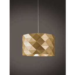 [PRISMA/S5/40/NGLD] Sospensione 5 Luci New Gold in Metallo cromato Cm. 40 x 25h