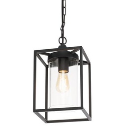 [SOV598/06] Sospensione E27  linea domus  nero