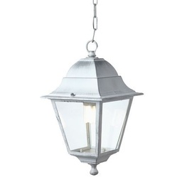 [SOV955/37] Sospensione E27  linea old  biancoargento