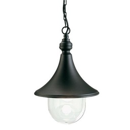 [SOV350/06] Sospensione Grande E27  linea lampara  nero