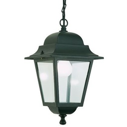 [SOV320/06] Sospensione Grande E27  linea quadrata  nero