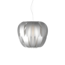 [QN/S/42/SVR] Sospensione Silver in Metallo Cromato Cm. 42 x 32h