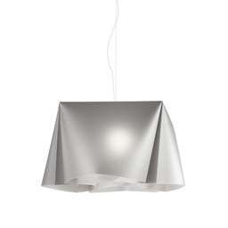 [WANDA/S/45/SVR] Sospensione Silver in Metallo Cromato Cm. 45 x 21h