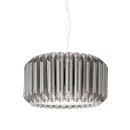 [LOU/S/50/SVR] Sospensione Silver in Metallo Cromato Cm. 50 x 31h