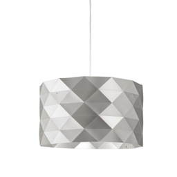 [PRISMA/S/40/SVR] Sospensione Silver in Metallo cromato Cm. 40 x 25h