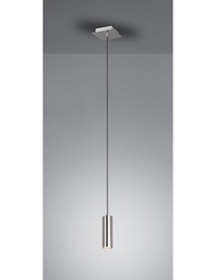 [TRIO312400107] Sospensione Singola Cilindro GU10 Marley Nichel Trio Lighting