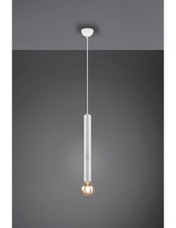 [TRIO313400131] Sospensione Singola Tubolare Bianco Clermont Trio Lighting