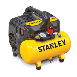 [1927686] Stanley Compressore Aria Silenziato A Secco 6 Litri 1 Hp 59Db Dst 100/8/6