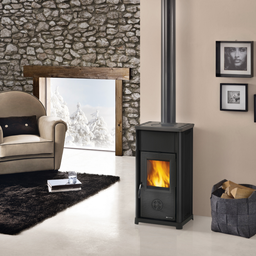 [CAP93155] Stufa  a legno  Tea Antracite