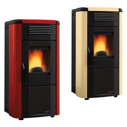 [DFL7001898] Stufa A Pellet 'Viviana Plus Evo' Colore Pergamena