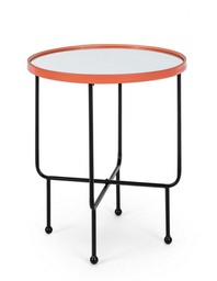 [B0740467] Tavolino Painter C-Specchio To Rosso D50