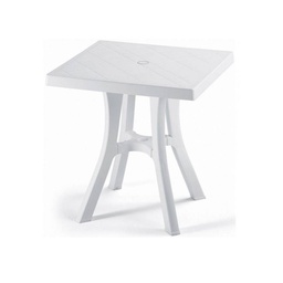 [1945895] Tavolino da esterno Daddy Contract, 70x70 cm, Bianco