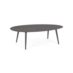[B0662706] Tavolino per esterno in alluminio Antracite RIDLEY 120x75x h36 cm