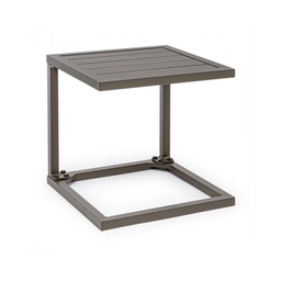 [2000616] Tavolino per esterno in alluminio Caffè HILDE YK14 40x40x h40 cm iperbriko