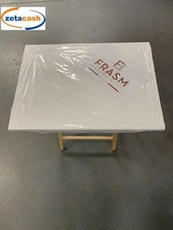 [2009824] Tavolo Formica pieghevole bianco 60x90 cm